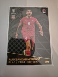 Topps Match Attax UEFA EURO 2024 EM - Black Edge - Aleksandar Mitrovic BE 8 BE8