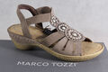 Marco Tozzi Sandale Sandalen Sandalette Sandaletten Schuhe pfeffer NEU