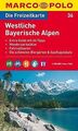 MARCO POLO Freizeitkarte Westliche Bayerische Alpen 1:10... | Buch | Zustand gut