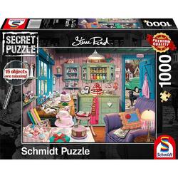 Schmidt Spiele Puzzle Großmutters Stube Secret bunt 1000 Teile Gesellschaftspiel