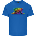 T-Shirt A Colourful Pug Dog Herren Baumwolle T-Shirt Top