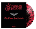 Saxon - The Eagle Has Landed Live   Black / Red Splatter Vinyl LP  NEU