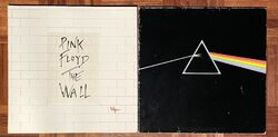 PINK FLOYD THE WALL & DARK SIDE OF THE MOON VINYL LP SET Vinyls in EXCELLENT ex