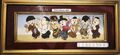 Wall art framed of Myanmar musical troupe