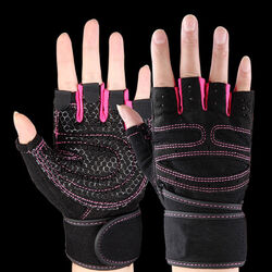 Fitness Handschuhe Halbfinger Trainingshandschuhe Handschuh Kraft Training MTB