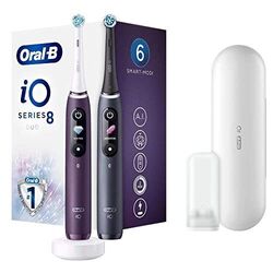 Oral-B iO 8 Doppelpack Elektrische Zahnbürste/Electric Toothbrush mit revolution