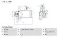 BOSCH 0 986 022 020 Starter Anlasser 2.2kW für BMW 3 Touring (E91) X3 (E83) 12V