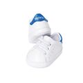 Weiße Puppen-Sneakers, Gr. 30-34 cm Puppensneaker, Puppenschuhe