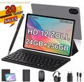 2024 Neueste 12 Zoll Android 14 Tablet 24GB RAM+256GB Octa Core 8000mah 5G PAD