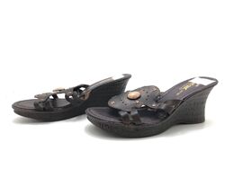 Rieker Antistress Damen Sandalen Gr. 40 Sandalette Riemchensandale Komfort Braun