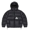 Palace Matte Balaclava Puffa Baumwolle Schwarz Jacke Kapuze Outdoor Mantel DE