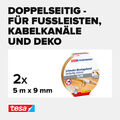 tesa Klebeband doppelseitiges Montageband extra stark schmal Montageklebeband