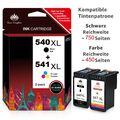 DRUCKERPATRONEN XXL für Canon PG-540 CL-541 PIXMA TS5150 MX395 MX475 MG3650 3550