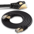 CAT7 CAT6A CAT6 CAT5 Netzwerkkabel 2m Netzwerk Ethernet RJ45 Patchkabel LAN DSL