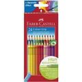 Faber-castell Colour Grip Buntstifte Farbsortiert, 24 St. 112424 (4005401124245)