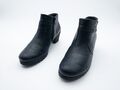 rieker Damen Ankle Boots Stiefelette Absatzschuh schwarz Gr 38 EU Art 18369-98