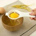 White Egg Yolk Separator Tool Easy Cooking White Sieve Plastic Gadget G4H6