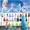 Märchen Prinzessin Kleid Elsa Anna Cosplay Kostüm Halloween Party Mädchen Damen