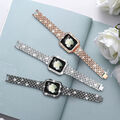 Bling Diamant Armband Mit Bling Schutzhülle Für iWatch Series 9 8 7 6 5 SE Ultra