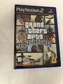 Grand Theft Auto San Andreas PS2 Spiel - OVP, Handbuch & Karte - Guter Zustand