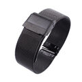 Mesh Metall Edelstahl 12. 14. 16. 18. 20. 22. mm Mesh-Uhrenarmband Milanaise