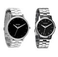 Nixon Damen Uhr Kensington silber schwarz oder small Kensington silber schwarz