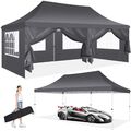 Faltpavillon 3x3m/3x6m Wasserdicht Stabil Pavillon Partyzelt Gartenpavillon DHL