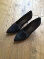 Pumps von S.Oliver Gr. 38 schwarz Leder spitz Ungetragen NEU