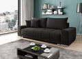 FURNIX Sofa MUSCHIO 3-Sitzer Schlafsofa mit Schlaffunktion Bettkasten Couch AL21