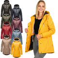 Navahoo Damen Regen Jacke Parka Mantel warm gefüttert Teddyfell Kapuze B935 NEU