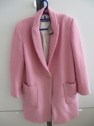 Zara Basic Mantel, Damen, Rosa Größe: XS