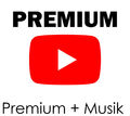 YouTube Premium 6 Monate + Musik