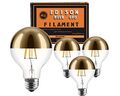 4x Gold G80 Globe Birne E27 Edison Schraubbirne dimmbar Vintage 2700K warm