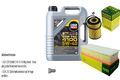 MANN Inspektionspaket 5 L LIQUI MOLY Top Tec 4100 5W-40 für Skoda Yeti 5L