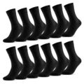 6-48 Paar Business Socken Herren Damen Baumwolle Srümpfe Schwarz Blau Grau