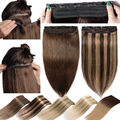 Dick Ein Tresse 100% Echthaar Clip In Hair Extensions Haarverlängerung Haarteile