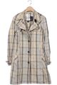 Barbour Mantel Damen Jacke Parka Gr. EU 38 Leinen Baumwolle Hellblau #fi0015g