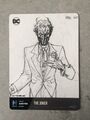 THE JOKER DC Hybrid Trading Card PENCILS Physical card only B1