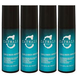 Tigi Catwalk Curls Rock Amplifier 4 x 150 ml Stylingcreme für Locken Set