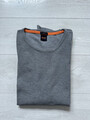 Hugo Boss Orange Longsleeve Grau Gr. L Langarm Shirt Oberteil Slim Fit