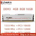 Kingston HyperX FURY DDR3 4GB 8GB 16GB 32 1333 1600 1866 Desktop RAM Memory DIMM