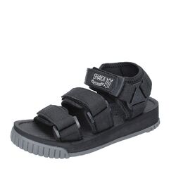 schuhe damen SHAKA sandalen schwarz textil NEO BUNGY EX159