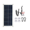 12V 30W Solarpanel Kit Solarmodul USB-Ladegerät Solarzelle Solar Auto Ladegerät