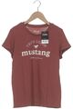 MUSTANG T-Shirt Damen Shirt Kurzärmliges Oberteil Gr. S Bordeaux #7hcwf8u