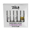 ZOLA Brow&Lash Laminiersystem Lifting 3x10ml Gel + Volumenfixierer + Keratin Serum