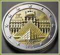 2 Euro Gedenkmünze Frankreich 2025 - Louvre Museum - BU