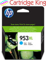 HP 953XL ertragreiche Original Cyan Tintenpatrone für HP OfficeJet Pro 7720 breit F