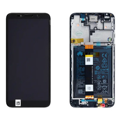 Original Huawei Y5P 2020 DRA-LX9 LCD Display Touch Screen Akku 02353RJP Schwarz