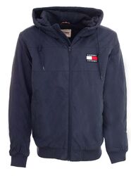 Tommy Hilfiger Jeans Jacke Vlies Gefüttert Shell Marineblau DM0DM11177 Twilight