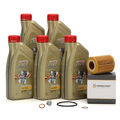 5L CASTROL EDGE 5W30 M LL-04 + HIRSCHER Ölfilter für BMW F20 F21 F30 F31 N13